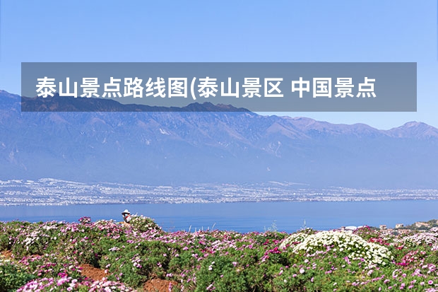 泰山景点路线图(泰山景区 中国景点地图分布图,泰山是中国五岳之一被列为世界名胜